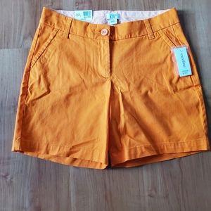 Crown & Ivy Shorts, Size 4, orange
